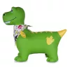 HoppyDoo ugráló állat Dino szárnyakkal zöld - pumpával