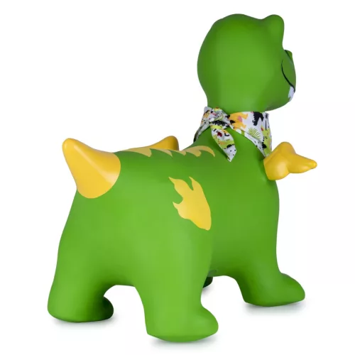 HoppyDoo ugráló állat Dino szárnyakkal zöld - pumpával