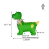 HoppyDoo ugráló állat Dino szárnyakkal zöld - pumpával