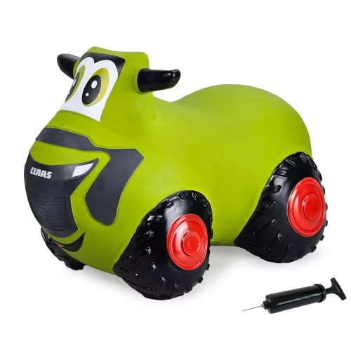 HoppyDoo ugráló traktor pumpával – zöld 