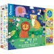Auzou 4 az 1-ben Állatos Puzzle Kicsiknek