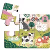Auzou 4 az 1-ben Állatos Puzzle Kicsiknek