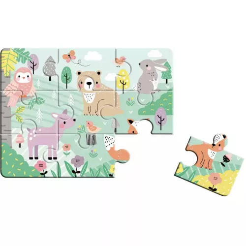 Auzou 4 az 1-ben Állatos Puzzle Kicsiknek