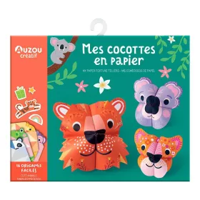 Állatos tátika hajtogató origami készlet Auzou