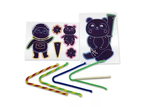 Avenir Képkarcoló Technika – Fuzzy Panda Macik