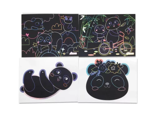 Avenir Képkarcoló Technika – Fuzzy Panda Macik