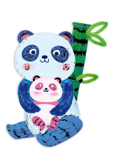 Avenir Képkarcoló Technika – Fuzzy Panda Macik