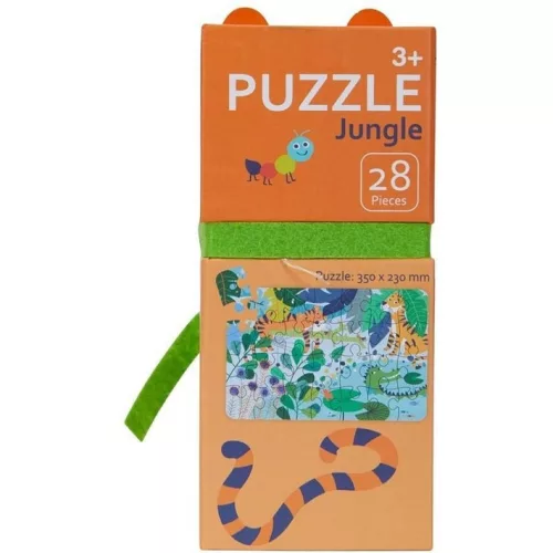 Avenir Kerek Puzzle – Dzsungel, 28 db-os