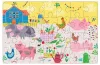 Avenir Kerek Puzzle – Farm, 28 db-os