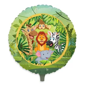 Kerek fólia lufi 45 cm-es, Dzsungel