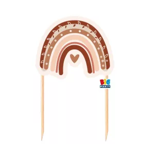 Bohém stílusú tortadísz 20 cm-es