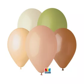   Bohém stílusú latex lufi vegyes színekben 30 cm-es, 16 db/csomag