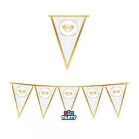 Prince feliratos herceges parti zászlófüzér 3m-es