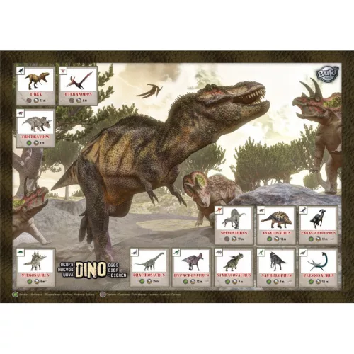 Buki Mega dino felfedező készlet 12 db meglepetés tojással  (2138)