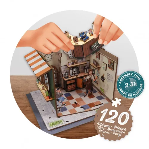 Buki Dioráma 3D puzzle, Kávézó  (68072)