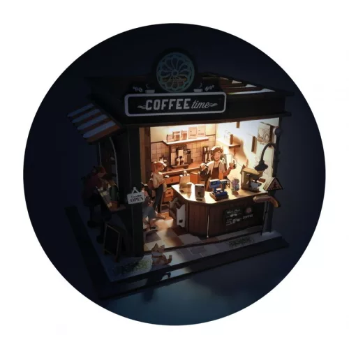 Buki Dioráma 3D puzzle, Kávézó  (68072)