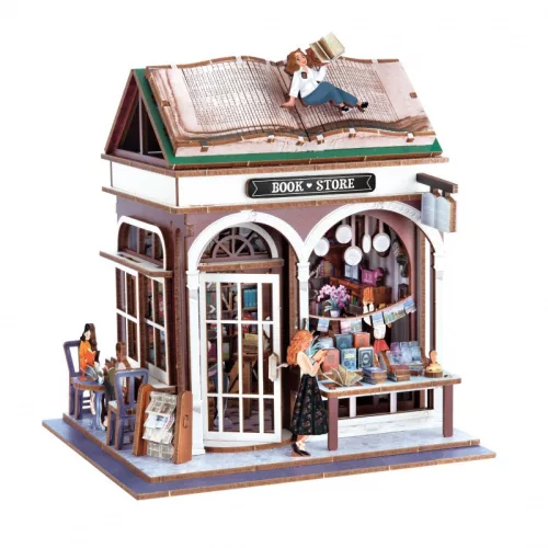 Buki Dioráma 3D puzzle, Könyvesbolt  (68074)