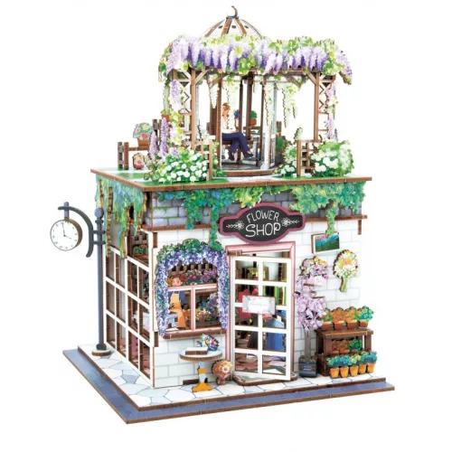 Buki Dioráma 3D puzzle, Virágbolt  (68075)