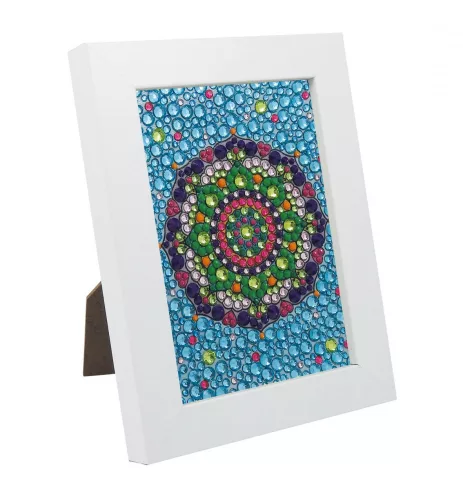 Buki Strasszkép készítő fa képkerettel Mandala  (DP007)