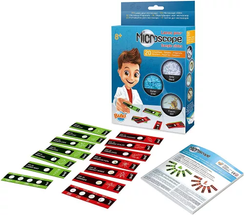 Buki Preparációs szett mikroszkóphoz 20 db kártyával   (MR001)