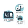 Fényképező nyomtató funkcióval 4GB-os SD kártyával BUKI