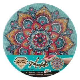 Mandala gyémántszemes kép kreatív készlet, Kék Grafix