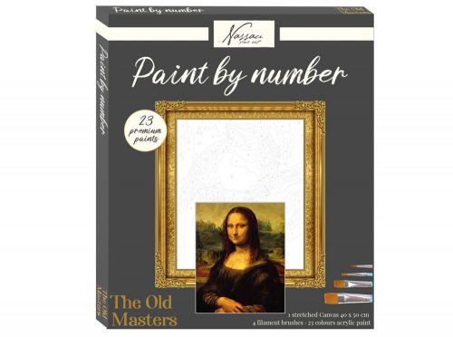 Festés számok szerint 40x50 cm Mona Lisa CraftArt