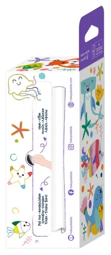 Haku Yoka Kihúzható mini színező 4 db marokkrétával, Óceán