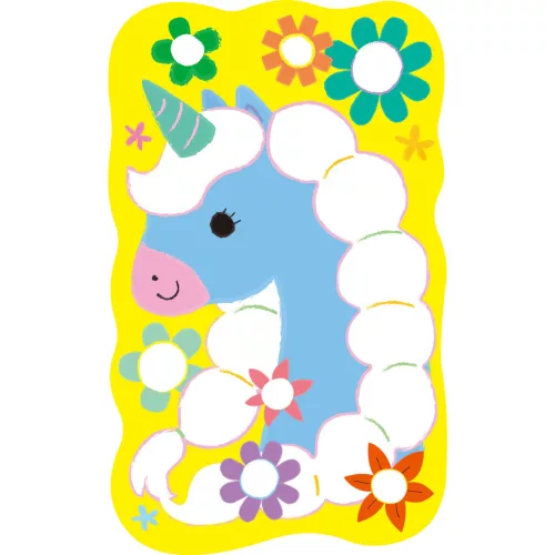 Pontozó mini színező könyv, Unikornisok Haku Yoka
