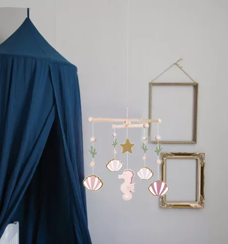 Ágyforgó: Csikóhal, pasztell lila Jabadabado