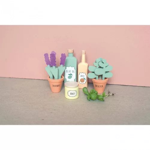 Piaci stand fából 28 kiegészítővel Jabadabado