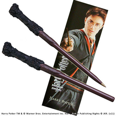 Harry Potter varázspálcás toll és könyvjelző Harry Potter