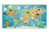 A világ állatai XXL 100 db-os  puzzle 92*50 cm Scratch Europe