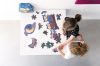 Két oldalas 39 db-os puzzle - A bagoly család, Scratch Europe
