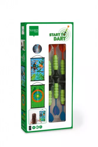 Scratch Europe Darts kezdőkészlet Dzsungel, 38*60 cm 2 oldalas,  (SC6182053)