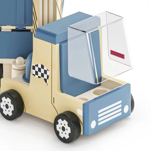 Montessori fa autó szállító transporter jármű TOPBRIGHT