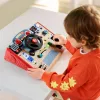 Montessori interaktív tűzoltó műszerfal kormánykerékkel, fényekkel és hangokkal TOPBRIGHT