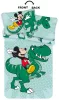 Disney Mickey Dino gyerek, ovis ágyneműhuzat 100×135cm, 40×60 cm