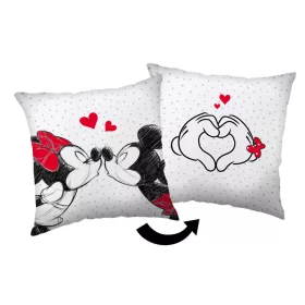 Disney Minnie, Mickey Love párna, díszpárna 40x40 cm