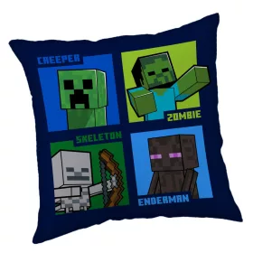 Minecraft Mob Callout párna, díszpárna 40 x 40 cm