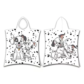   Disney 101 Kiskutya White strand törölköző poncsó 50x115cm