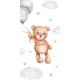 Maci Teddy fürdőlepedő, strand törölköző 70x140cm