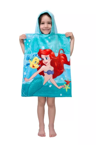 Disney Hercegnők Ariel törölköző poncsó 50x115 cm