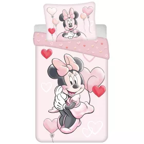   Disney Minnie Heart Balloons ágyneműhuzat 140×200cm, 70×90 cm