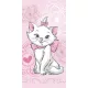 Disney Marie Aristocat fürdőlepedő, strand törölköző  70x140cm