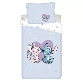   Disney Lilo és Stitch, A csillagkutya Heart ágyneműhuzat 140×200cm, 70×90 cm