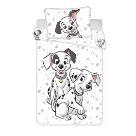   Disney 101 Kiskutya White gyerek, ovis ágyneműhuzat 100×135cm, 40×60 cm