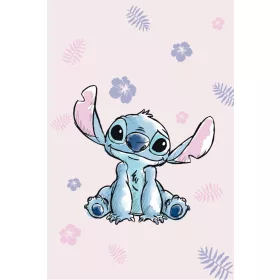   Disney Lilo és Stitch, A csillagkutya Pink mikroflanel takaró 100x150cm