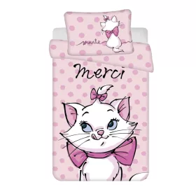   Disney Marie cica Merci gyerek, ovis ágyneműhuzat 100×135 cm, 40×60 cm