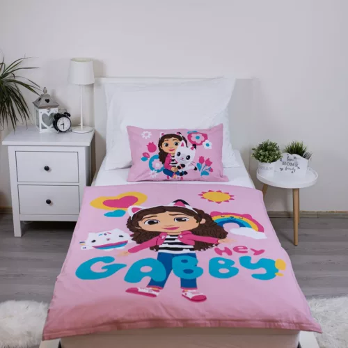 Gabi babaháza Hey gyerek, ovis ágyneműhuzat 100×135cm, 40×60 cm
